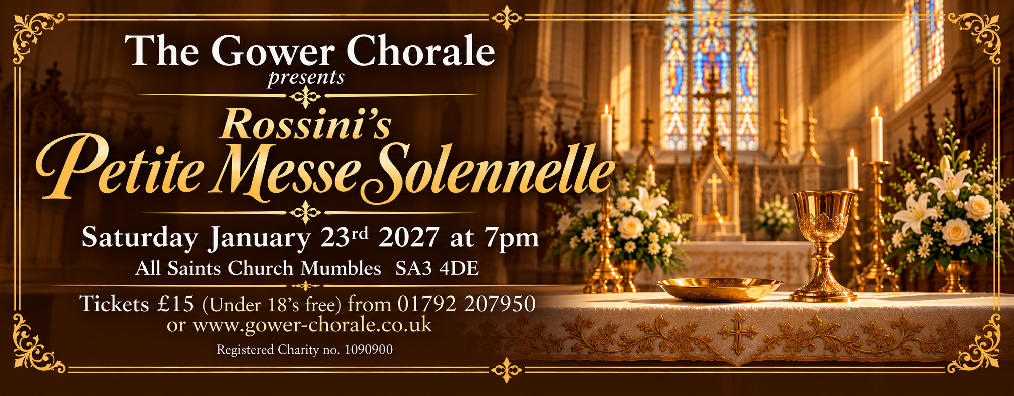 Our next concert - 23rd January 2027 Our next concert - 23rd January 2027